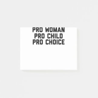 Notas Post-it® Elección Pro-Child para mujeres Pro