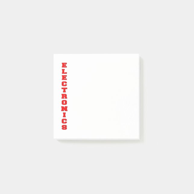 Notas Post-it® Electrónica (Anverso)