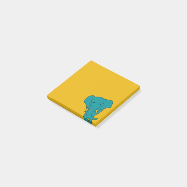 Notas Post-it® Elefante (En perspectiva)