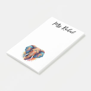 Notas Post-it® Elefante estilo bohemio