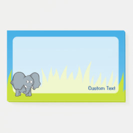 Notas Post-it® Elefante gris Personalizado