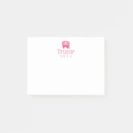 Notas Post-it® Elefante rosa de Trump 2024