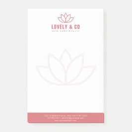 Notas Post-it® Elegant Dusty Rose & Ivory Salon Beauty
