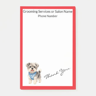 Notas Post-it® Elegant Gold Grooming Pet Personalized Collection