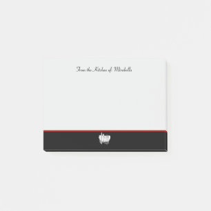 Notas Post-it® Elegant Personalizado Kitchen de Silverware Post i