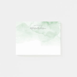 Notas Post-it® Elegante, acuarela, moderno, moderno y de Moda