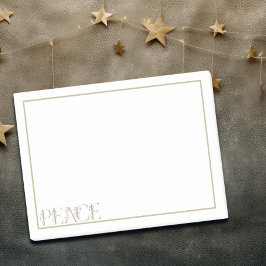 Notas Post-it® Elegante botánico de paz