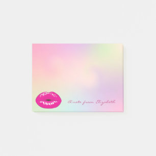 Notas Post-it® Elegante Chic Labios Ombre Femeninos y Elegantes