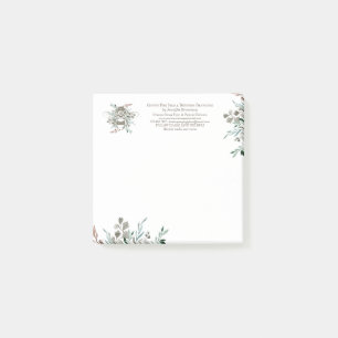 Notas Post-it® Elegante Colmena de Abejas de Miel Floral Vintage