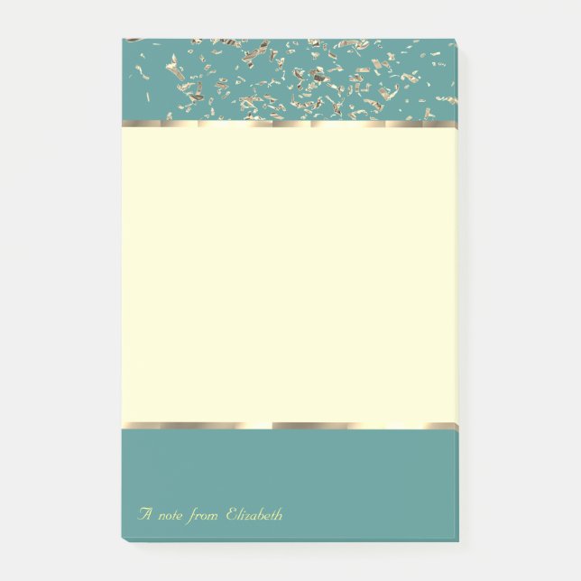 Notas Post-it® Elegante con estilo,Confeti (Anverso)