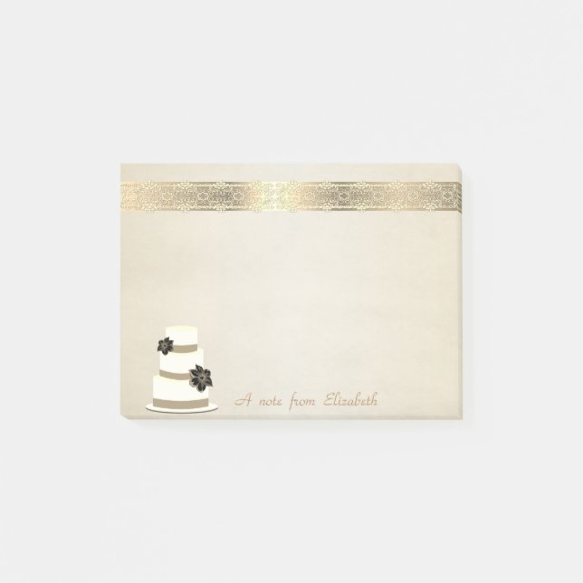 Notas Post-it® Elegante, Elegante, Elegante, Elegante Y Agradable (Anverso)