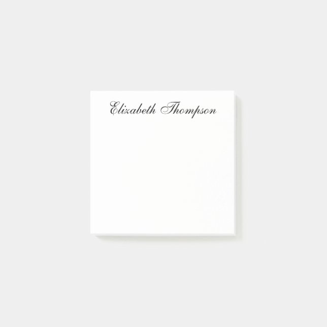 Notas Post-it® Elegante escritura (Anverso)