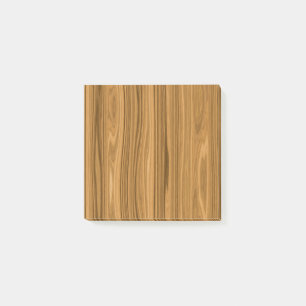Notas Post-it® Elegante estilo grano de madera