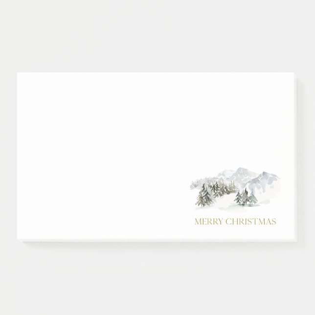 Notas Post-it® Elegante Feliz Navidad (Anverso)