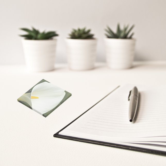 Notas Post-it® Elegante Floral de Calla blanca Lily (In Situ)
