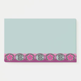 Notas Post-it® Elegante Floral Vintage