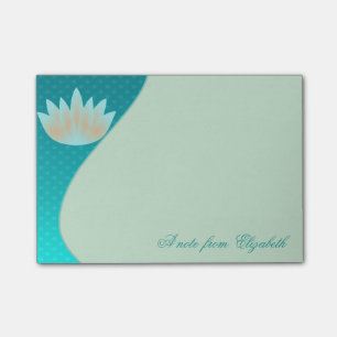 Notas Post-it® Elegante Girly elegante, Lotus Flower
