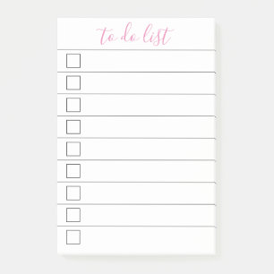 Notas Post-it® Elegante guión elegante de escritura a mano de lis