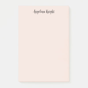 Notas Post-it® Elegante guión elegante de escritura a mano de Mod