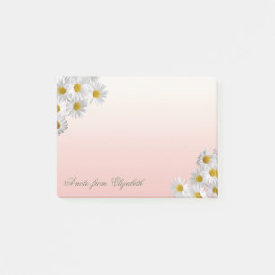 Notas Post-it® Elegante Lindo Estiloso Femenino, Chamomole Flore