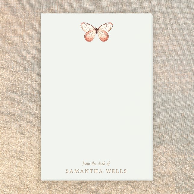 Notas Post-it® Elegante mariposa boho personalizada (Subido por el creador)