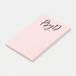Notas Post-it® Elegante Médico de Psicología en PsyD