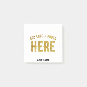 NOTAS POST-IT® ELEGANTE MODERNO PERSONALIZABLE BLANCO VERIFICADO 