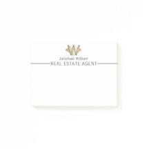 Elegante Monograma Personalizado Blanco y Oro