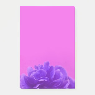 Notas Post-it® Elegante morado frambuesa floral