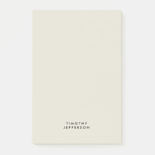 Notas Post-it® Elegante nombre propio Minimalista moderno
