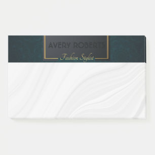 Notas Post-it® Elegante ornamento turquesa geométrico de lujo