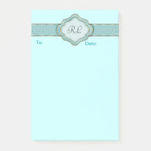 Elegante Personalizado Turquoise Banner Post que n
