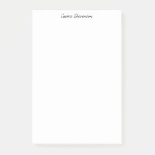 Notas Post-it® Elegante profesional de escritura a mano en blanco