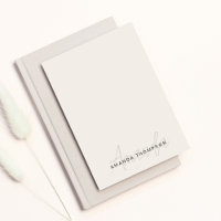 Elegante profesional moderno personalizado con nom