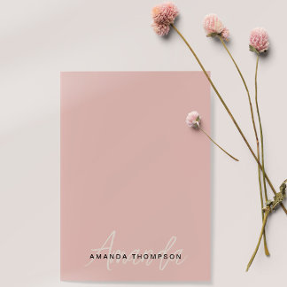 Notas Post-it® Elegante profesional moderno personalizado con nom