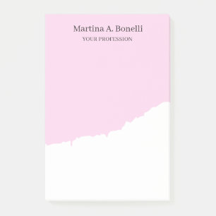 Notas Post-it® Elegante y elegante profesional simple especial