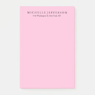 Notas Post-it® Elegante Y Elegante Rosa