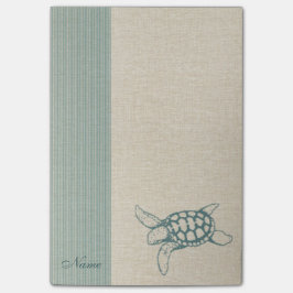Notas Post-it® Elegante y elegante tortuga marina personalizada