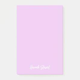 Notas Post-it® Elegante y Moderno Lila Purpura Minimalista Femeni