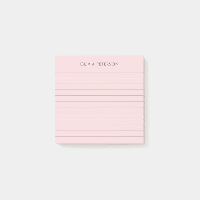Notas Post-it® Elegante Y Moderno Lino Pegajoso (Anverso)