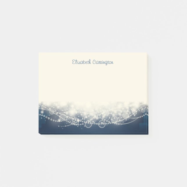 Notas Post-it® Elegante y personalizado encaje y perlas (Anverso)