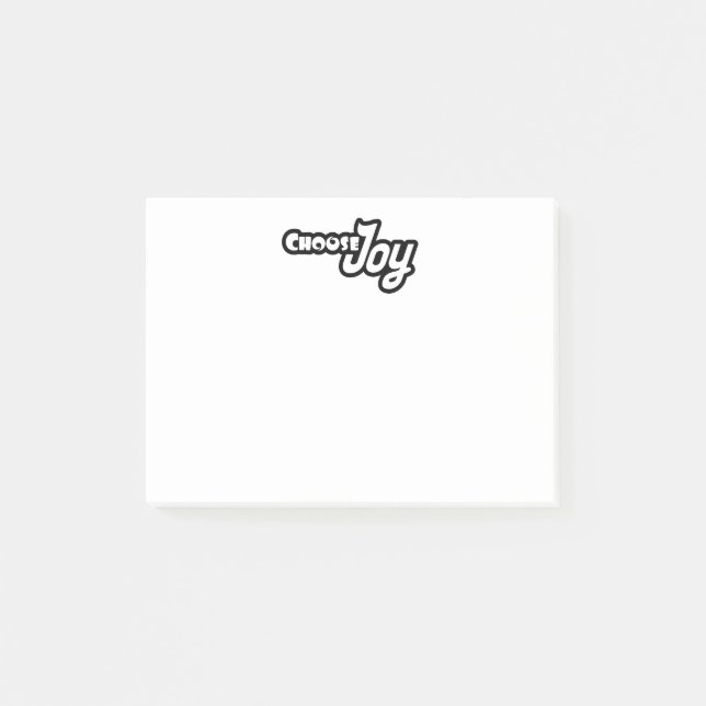Notas Post-it® Elegir alegría (Anverso)
