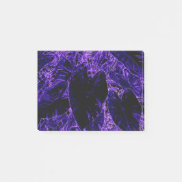 Notas Post-it® Elephant Ear Leaf Deepest Purple