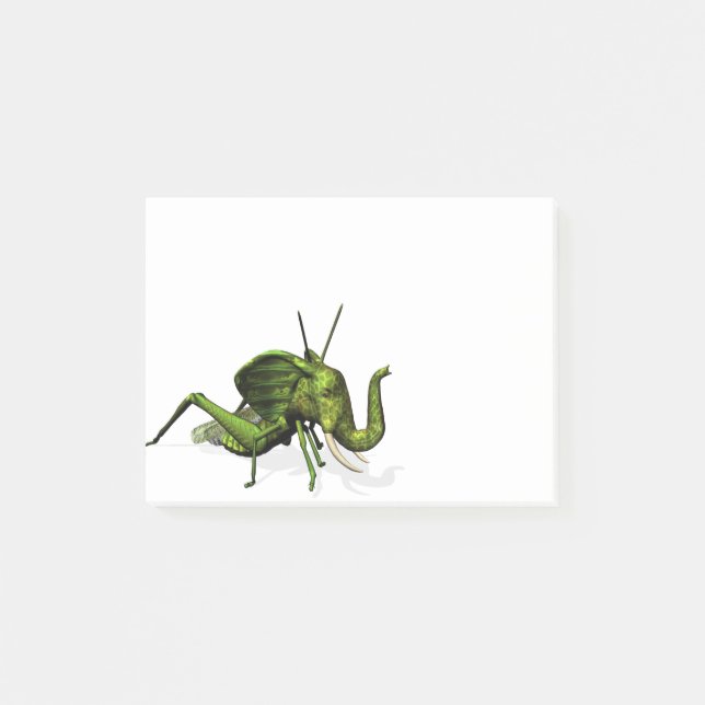 Notas Post-it® Elephant Grasshopper Crossbret (Anverso)