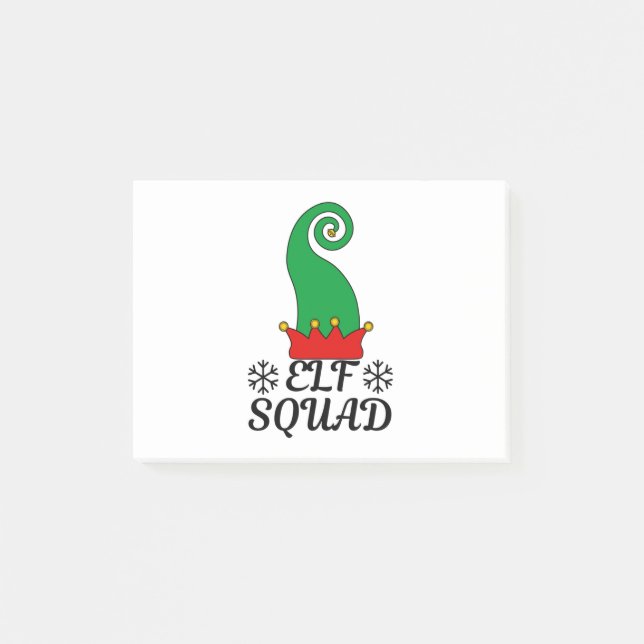 Notas Post-it® Elf Squad (Anverso)