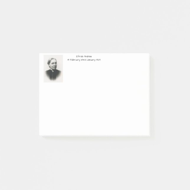 Notas Post-it® Elfrida Andrée (Anverso)