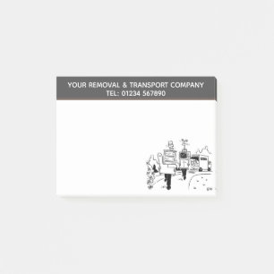 Notas Post-it® Eliminaciones y servicios de transporte para perso