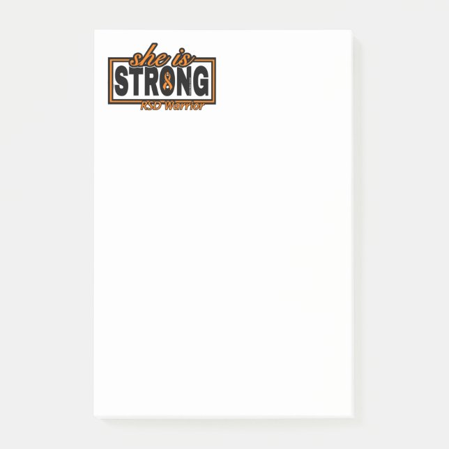 NOTAS POST-IT® ELLA ES FUERTE... RSD (Anverso)