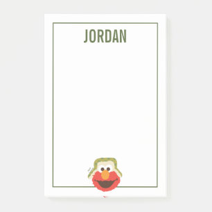 Notas Post-it® Elmo Woodland Face Añadir su nombre