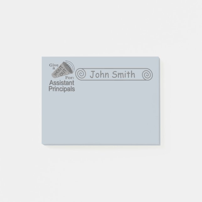 Notas Post-it® Elogio para Subdirectores 4x3 (Anverso)